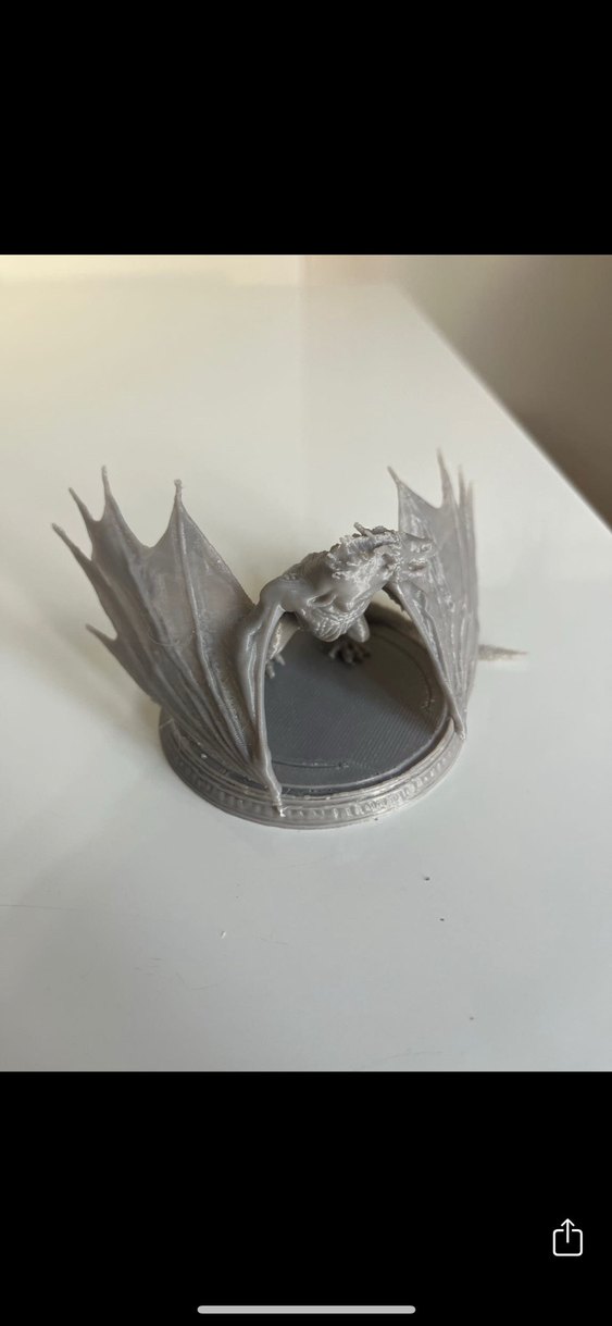 Drogon Game of thrones figürü - Görsel 3
