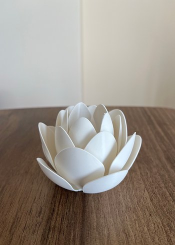 Sarı ışık Lotus Led Mum - Görsel 7