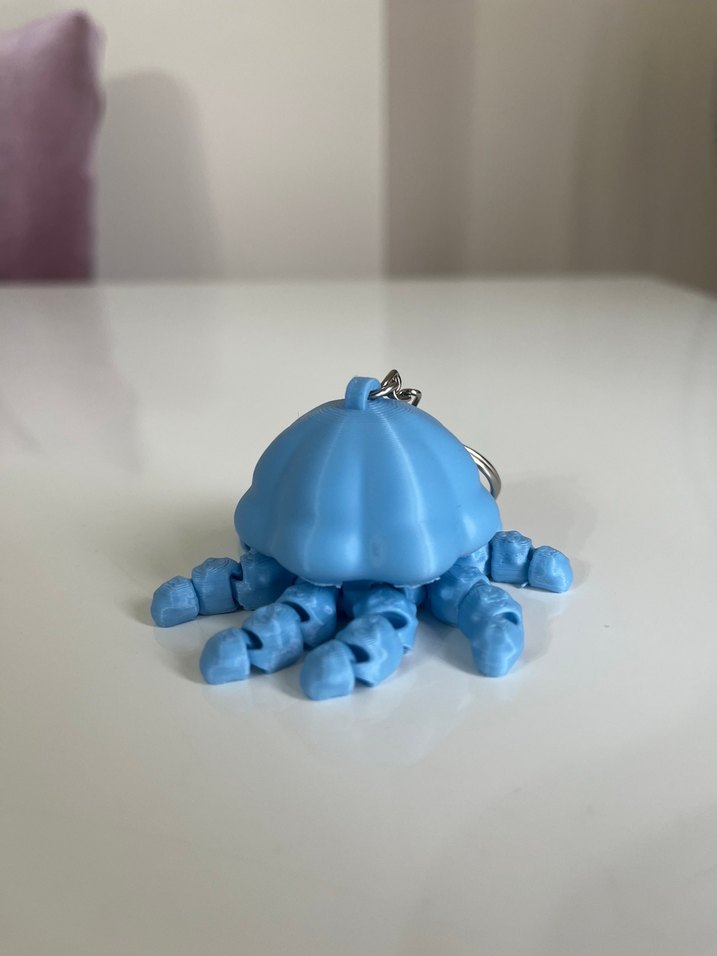 Denizanası Hareketli Anahtarlık - Görsel 2