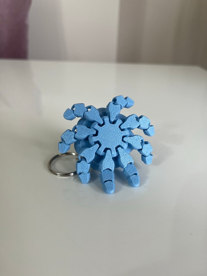 Denizanası Hareketli Anahtarlık - Görsel 3