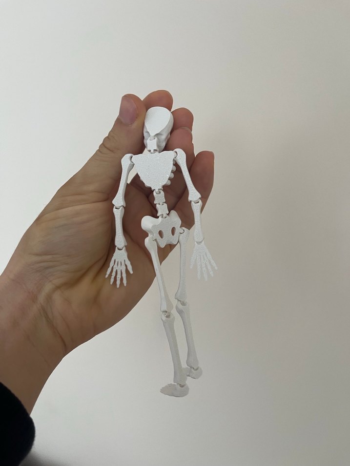 Beyaz İskelet Aksiyon Figürü - Görsel 2