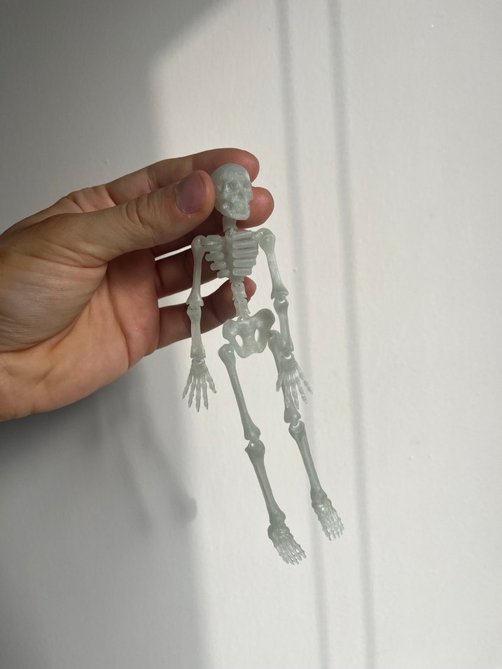 Karanlıkta Parlayan Yeşil İskelet Figür - Görsel 3