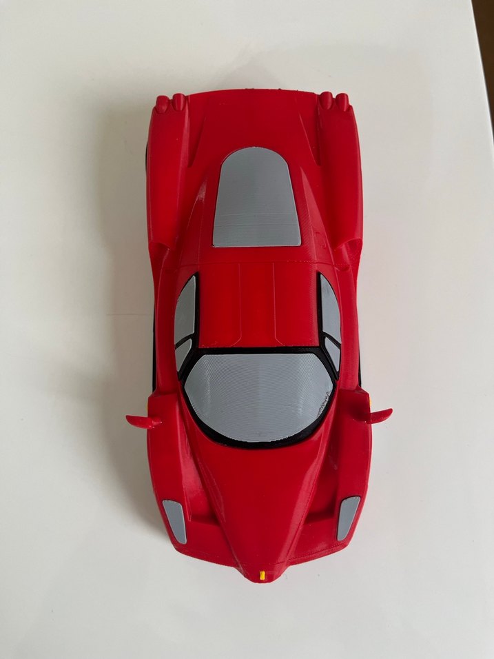 Ferrari Enzo 3d baskı araba modeli - Görsel 5