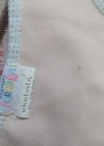 Beyaz Desenli Bebek Önlüğü - Görsel 4