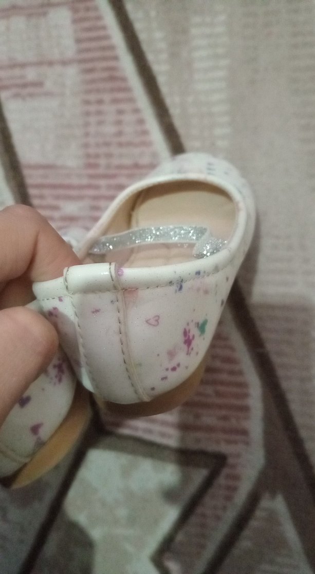 Kız Çocuk Beyaz Bağcıklı Babet Ayakkabı - Görsel 4