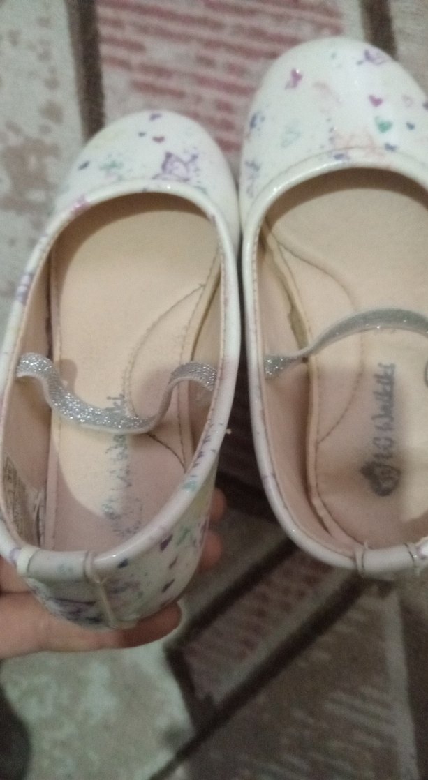 Kız Çocuk Beyaz Bağcıklı Babet Ayakkabı - Görsel 5