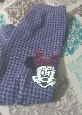 Kadın Mor Örgü Rahat Pantolon - Görsel 4