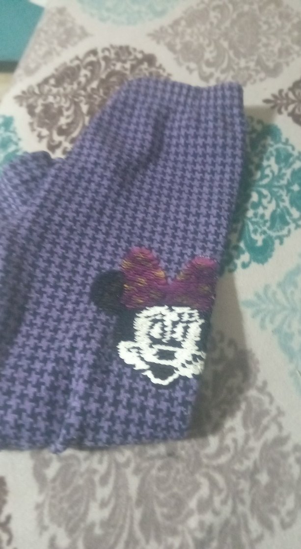 Kadın Mor Örgü Rahat Pantolon - Görsel 4