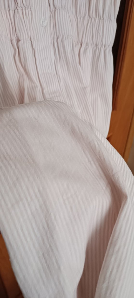 Linen Kumaşlı Pilili Midi Elbise - Görsel 4