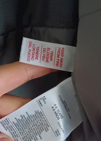 Erkek Çocuk Lacivert Fermuarlı mont - Görsel 3