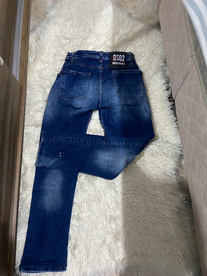 DSQ2 Kot Pantolon | S Beden Hiç giylmedi hediye geldi - Görsel 4