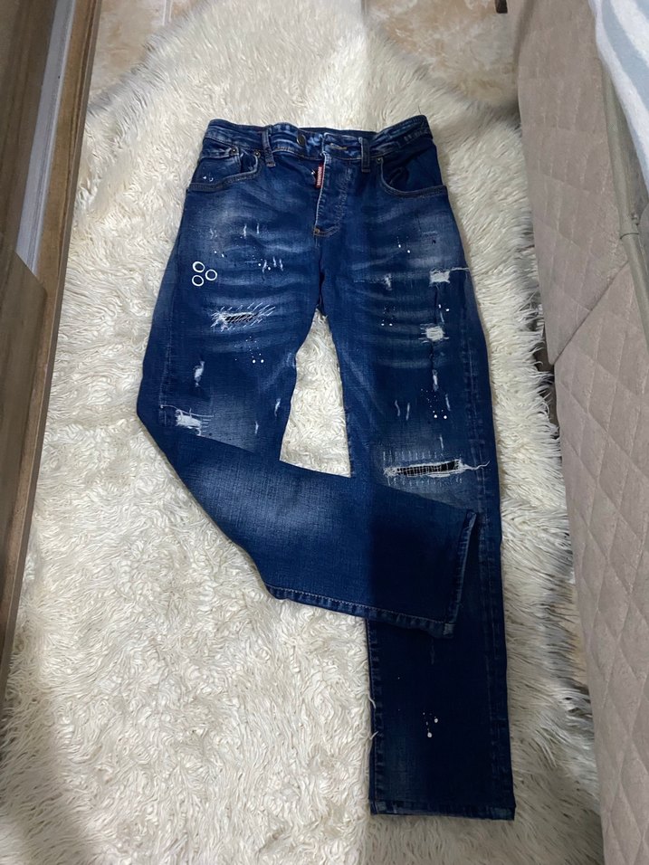 DSQ2 Kot Pantolon | S Beden Hiç giylmedi hediye geldi - Görsel 2