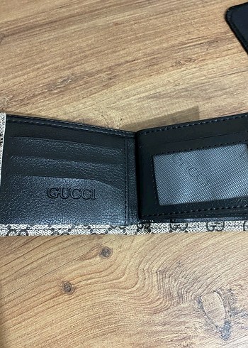 Yılan Desenli Gri GUCCI Erkek Cüzdan - Görsel 7