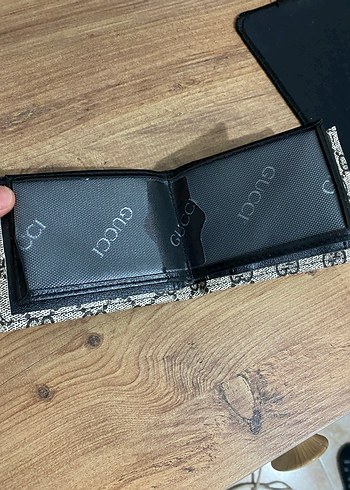 Yılan Desenli Gri GUCCI Erkek Cüzdan - Görsel 6