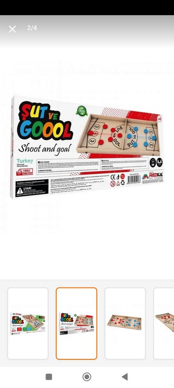 Ahşap Mini Futbol Oyun Seti - Görsel 2