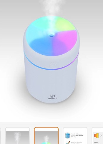 Wiimi Beyaz Hava Temizleyici ve Nemlendirici - Görsel 2