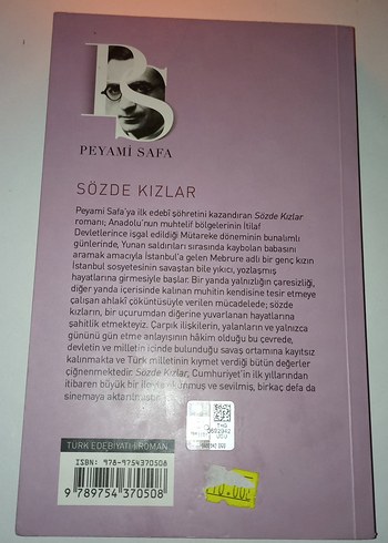 Peyami Safa - Sözde Kızlar Romanı - Görsel 2