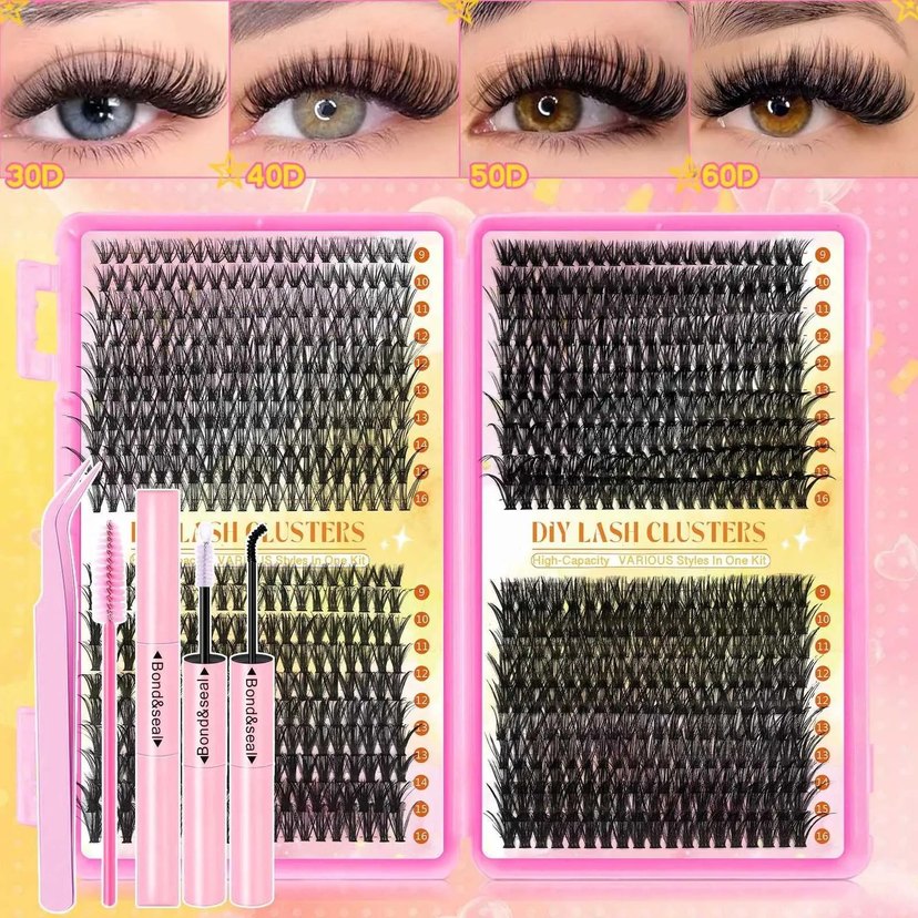 800 Adet Doğal Görünümlü İpek Kirpik Seti - Görsel 2