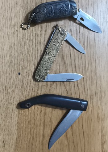 Paslanmaz Çelik Katlanabilir Cep Bıçakları - Görsel 2