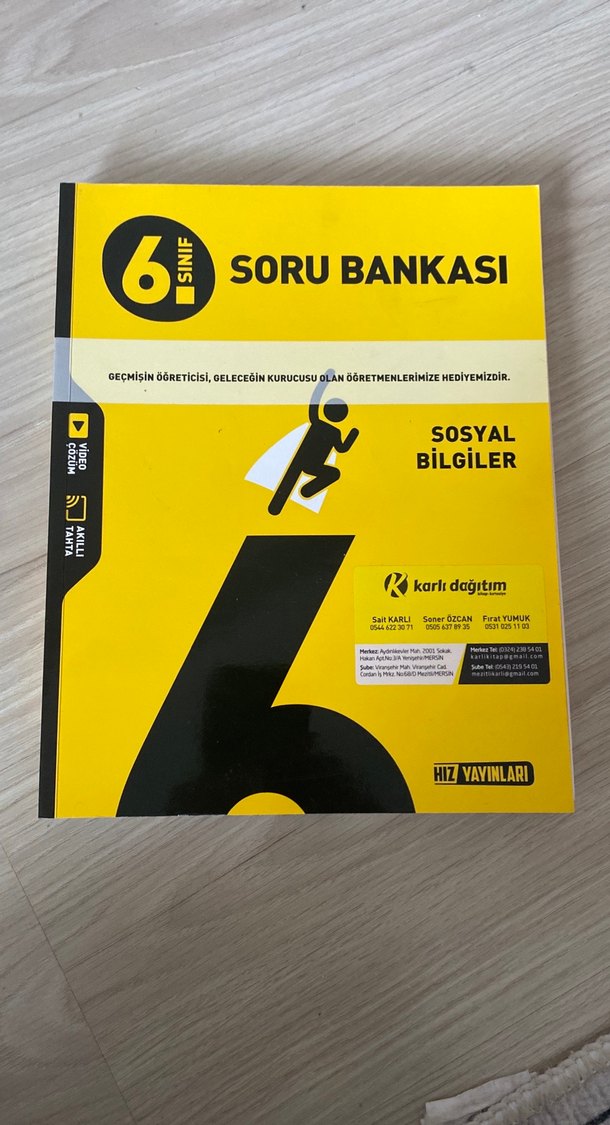 Hız yayınları ve günay yayınları 6. Sınıf test kitabları - Görsel 3