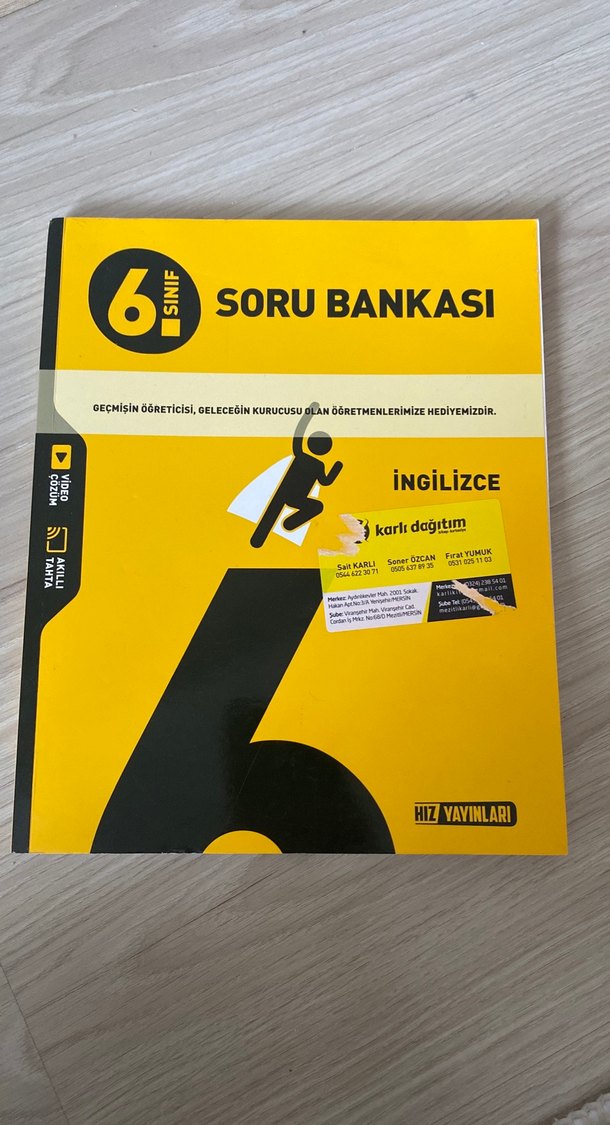 Hız yayınları ve günay yayınları 6. Sınıf test kitabları - Görsel 4