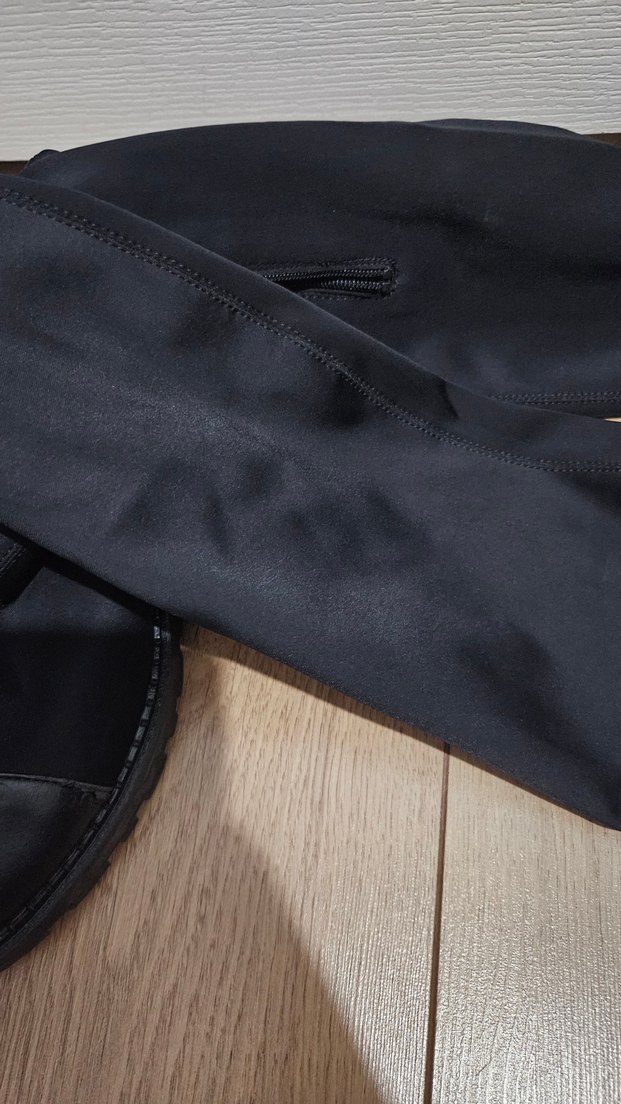 Zara Siyah Dizüstü Çizme - Görsel 4