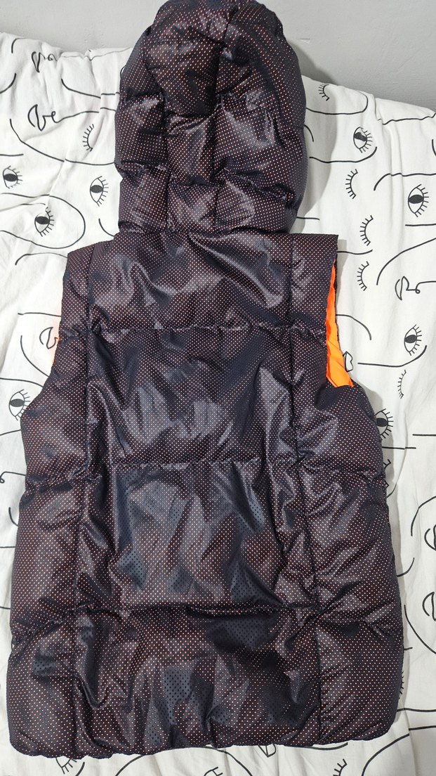 Nebbati Erkek Çocuk Siyah Kapüşonlu Şişme Yelek. - Görsel 2