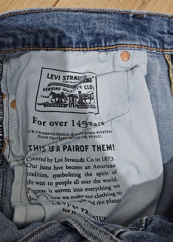 Levi's Mavi Erkek Çocuk Jean - Görsel 4