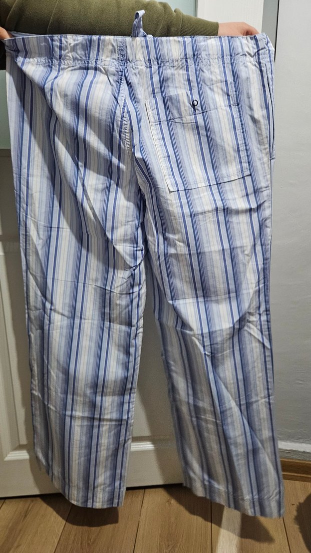 Banana Republic Mavi Çizgili Kadın Pantolon - Görsel 2