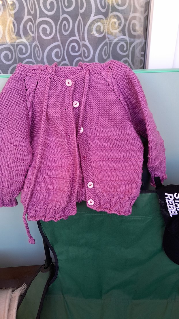 Kız Çocuk Bohem Örgü Hırka - Görsel 2