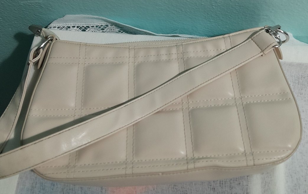 Bordo Deri Zımbalı Kadın Portföy Çanta - Görsel 4