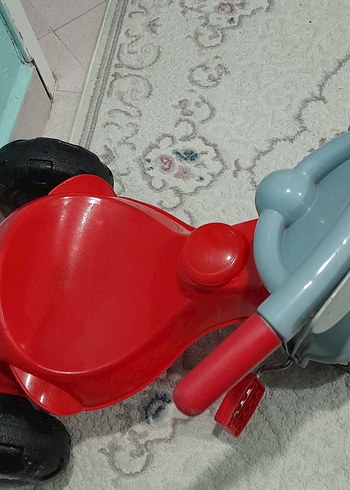 2 ADET Kırmızı ve Gri Üç Tekerlekli Bisiklet - Görsel 2