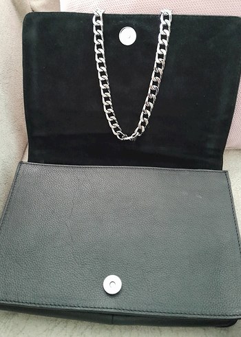 İşlemeli Zincir Detaylı Bohem Kadın Çanta - Görsel 3