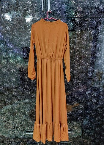 Uzun Kollu Elbise - Görsel 2