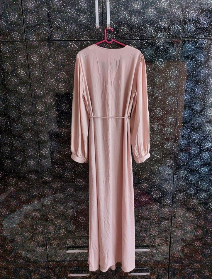 Uzun Kollu Salaş Kadın Elbise - Görsel 2