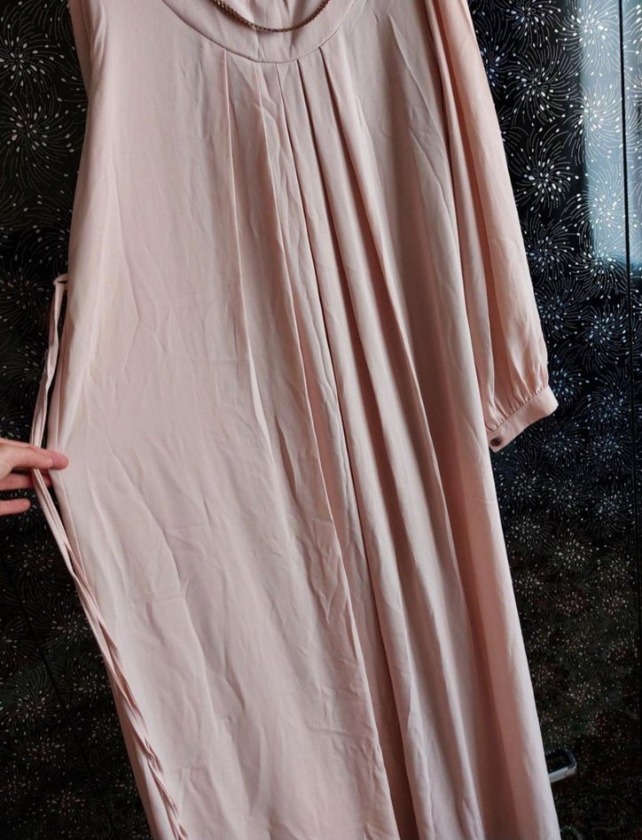 Uzun Kollu Salaş Kadın Elbise - Görsel 3