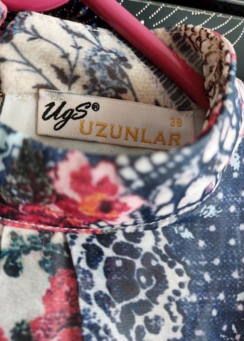 Çok Renkli Uzun Elbise - Görsel 4