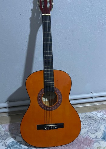 Kırmızı Parlak Akustik Gitar - Görsel 4