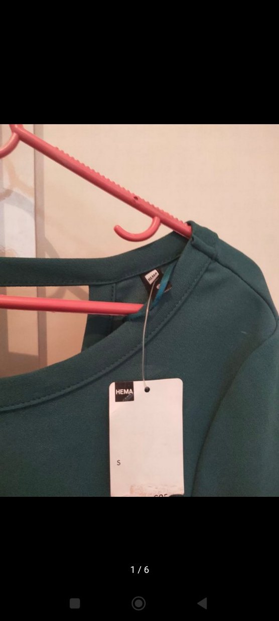 Kısa Kollu Yeşil Hamile Elbisesi - Görsel 3