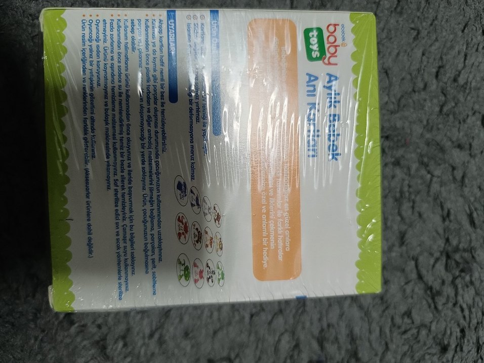 Bebek Anı Kartları - 12 Ahşap Kart - Görsel 3