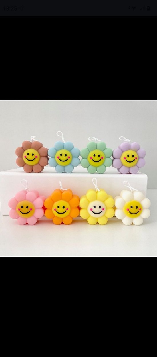 Renkli Gülümseyen Çiçek Oyuncaklar - Görsel 2