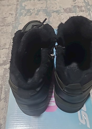 Siyah Tokalı Street Style Bot - Görsel 4