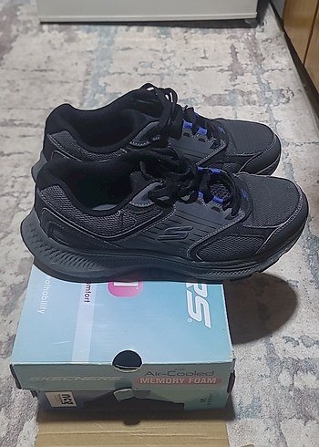 skechers orjinal unisex Mavi Platform Spor Ayakkabı - Görsel 2