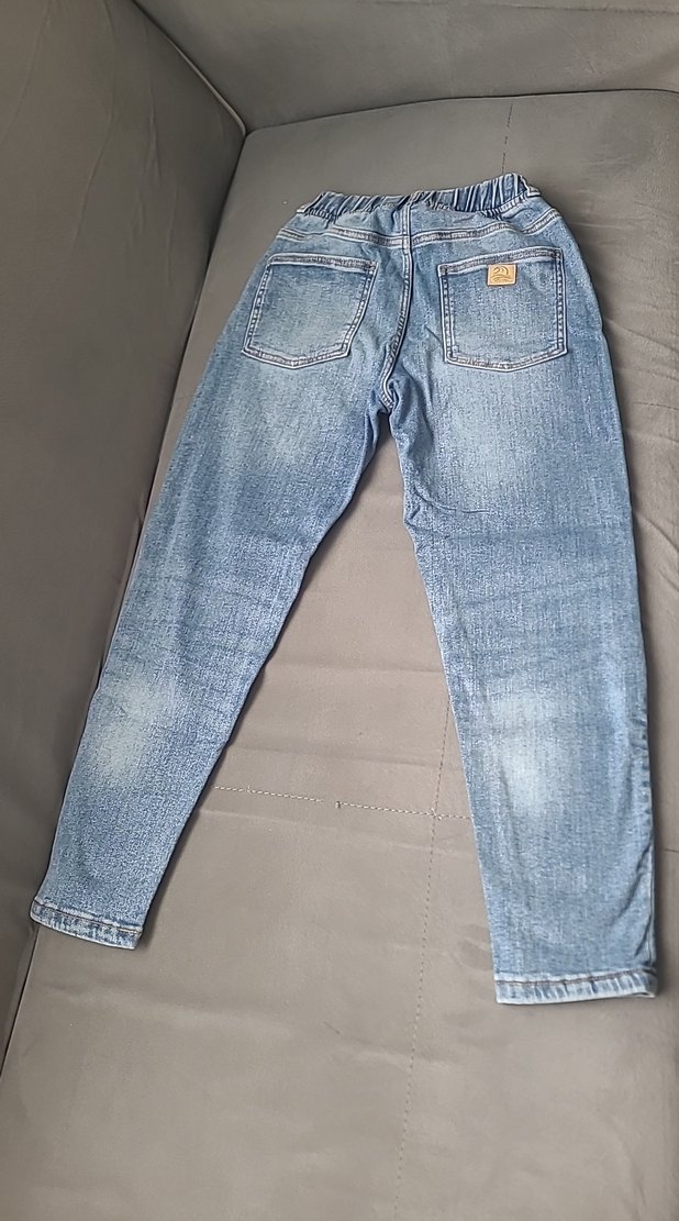 zara cocuk likrali kot pantolon - Görsel 2