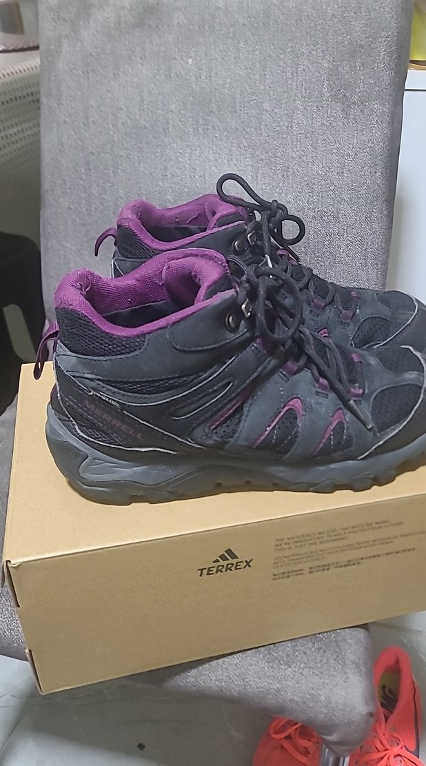 merrel orjinal mor Detaylı Kadın  Spor outdoor bot - Görsel 2