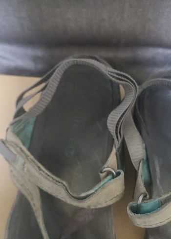 merrel orjinal Bej Renkli Kadın Dolgu Topuklu Sandalet - Görsel 2