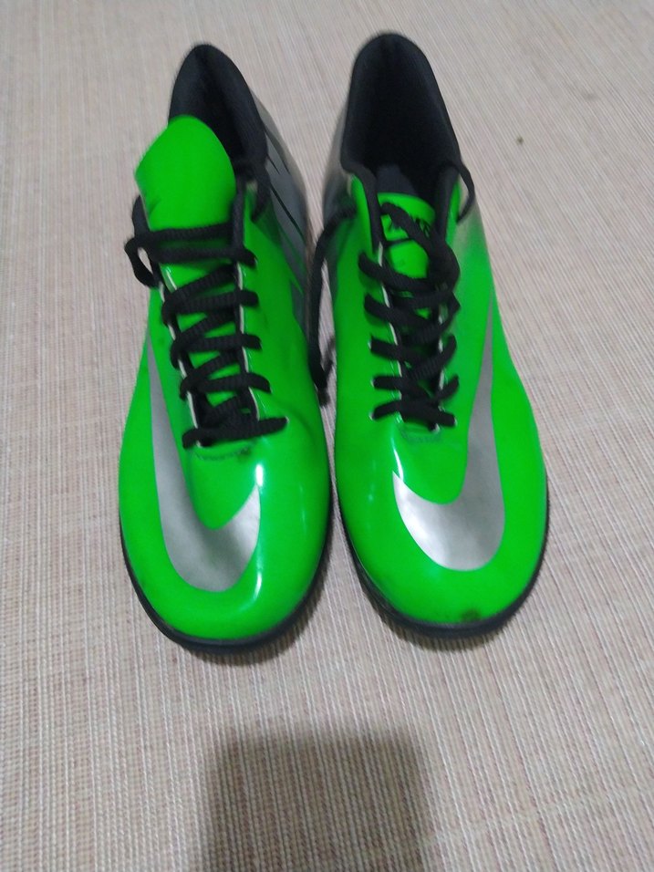 Yeşil Erkek Futbol Ayakkabısı Velcro Detaylı - Görsel 3