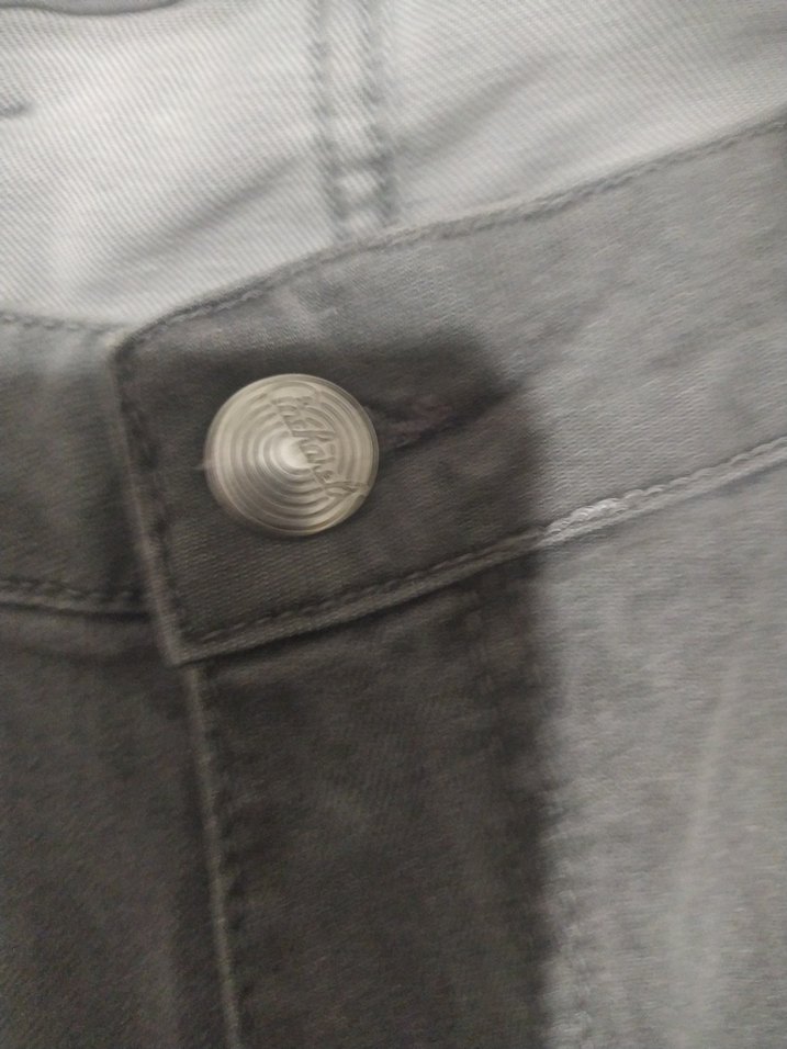 Gri Kadın Denim Pantolon Normal Boy - Görsel 3