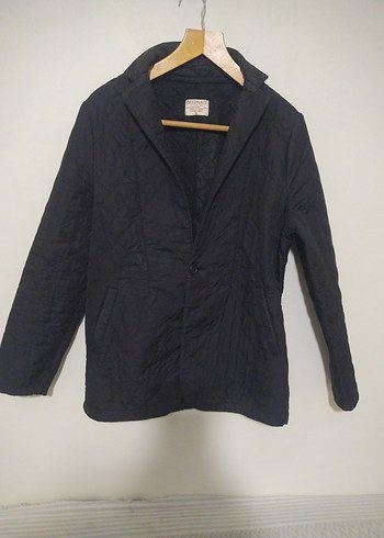 Düğmeli Gri Keten Erkek Ceket - Görsel 3