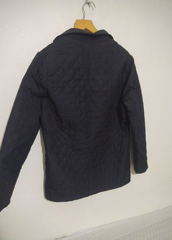 Düğmeli Gri Keten Erkek Ceket - Görsel 2